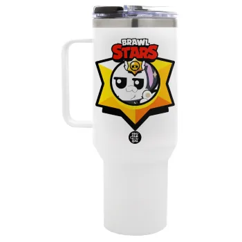 Brawl Stars Kit, Mega Tumbler με καπάκι, διπλού τοιχώματος (θερμό) 1,2L