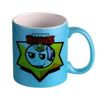 Brawl Stars Kit, Κούπα Σιέλ Glitter που γυαλίζει, κεραμική, 330ml