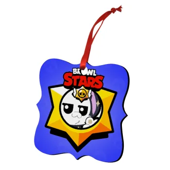 Brawl Stars Kit, Στολίδι Χριστουγεννιάτικο στολίδι polygon ξύλινο 7.5cm