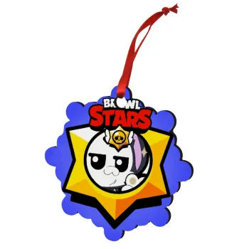 Brawl Stars Kit, Στολίδι Χριστουγεννιάτικο στολίδι snowflake ξύλινο 7.5cm