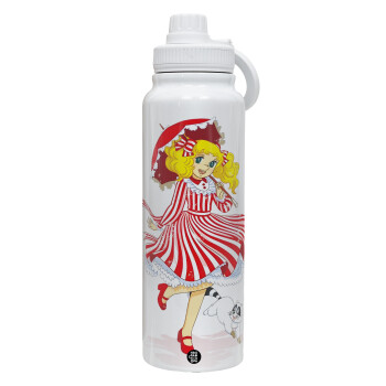 Candy, 1L Stainless Steel Thermal Bottle with Phone Holder & Double Wall Insulation