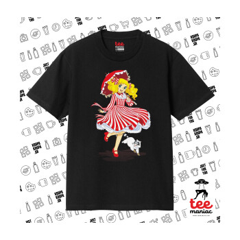 Candy, Κλασικό T-Shirt, διπλής ραφής, χωρίς πλευρικές ραφές ΜΑΥΡΟ από 100% βαμβάκι. Vegan & OEKO-TEX πιστοποιημένο.
