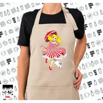 Candy, Ποδιά μακριά Σεφ ολόσωμη με τσέπες SAND (ΕΝΗΛΙΚΩΝ)