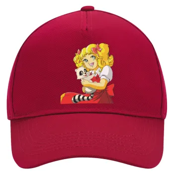 Candy, Καπέλο Ενηλίκων Ultimate ΚΟΚΚΙΝΟ, (100% ΒΑΜΒΑΚΕΡΟ DRILL, ΕΝΗΛΙΚΩΝ, UNISEX, ONE SIZE)