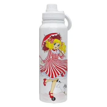 Candy, Θερμός 1L Ανοξείδωτο με Βάση Κινητού & Διπλά Τοιχώματα