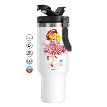 Candy, Mega Tumbler με καπάκι, διπλού τοιχώματος (θερμό) 1,2L