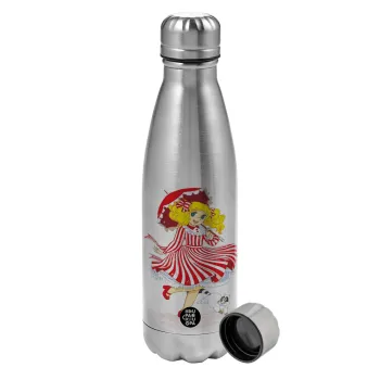 Candy, Metallic water bottle, stainless steel, 750ml