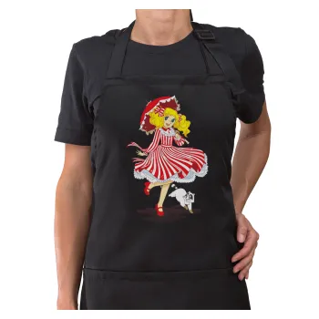 Candy, Ποδιά μακριά Σεφ ολόσωμη με τσέπες Μαύρη (ΕΝΗΛΙΚΩΝ)