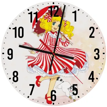 Candy, Ρολόι τοίχου ξύλινο (30cm)