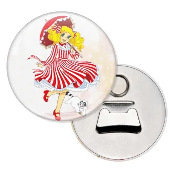 Candy, Μαγνητάκι και ανοιχτήρι μπύρας στρογγυλό διάστασης 5,9cm