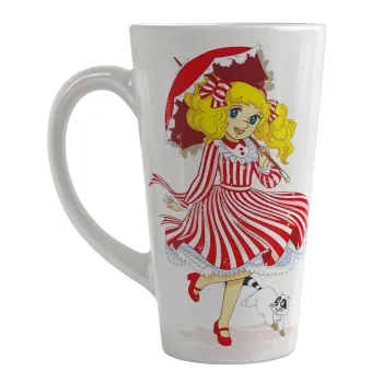 Candy, Κούπα κωνική Latte Μεγάλη, κεραμική, 450ml