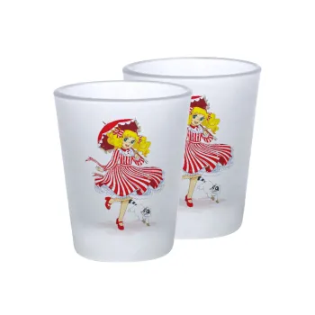 Candy, Σφηνοπότηρα γυάλινα 45ml του πάγου (2 τεμάχια)