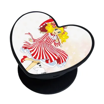 Candy, Phone Holders Stand  καρδιά Μαύρο Βάση Στήριξης Κινητού στο Χέρι