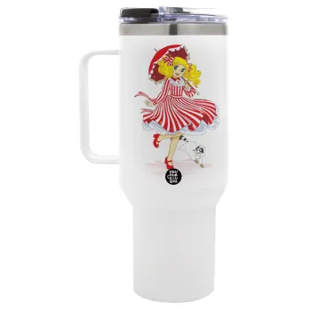 Candy, Mega Tumbler με καπάκι, διπλού τοιχώματος (θερμό) 1,2L