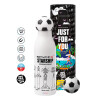 Soccer Metal mug thermos, double wall, 550ml