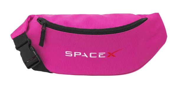 Space X — Unisex waist bag (banana) in PINK color with 2 pockets