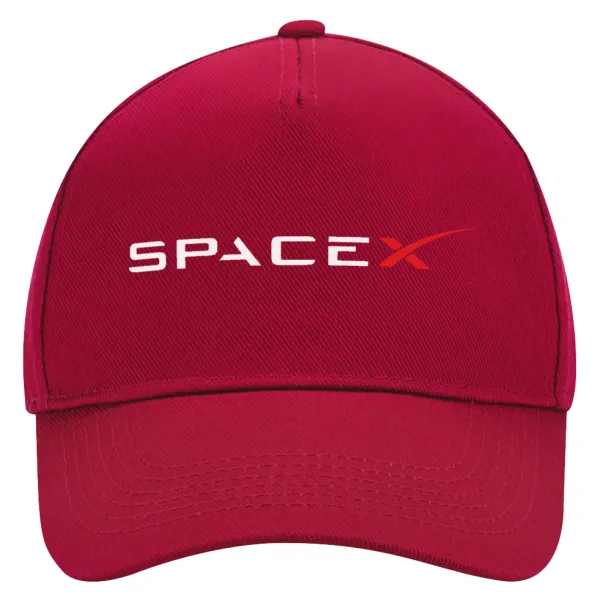Space X — Καπέλο Ενηλίκων Ultimate ΚΟΚΚΙΝΟ, (100% ΒΑΜΒΑΚΕΡΟ DRILL, ΕΝΗΛΙΚΩΝ, UNISEX, ONE SIZE)