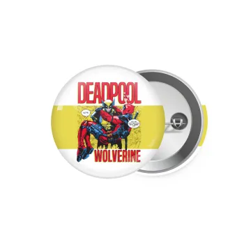 Superhero Deadpool Wolverine, Κονκάρδα παραμάνα 5.9cm