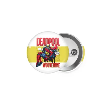 Superhero Deadpool Wolverine, Κονκάρδα παραμάνα 5cm