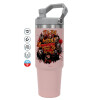 Pink color, 890ml (30oz) stainless Steel Tumbler with Handle