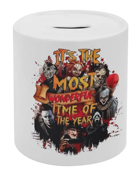 Halloween it's most wonderful time of the year — Κουμπαράς πορσελάνης με τάπα