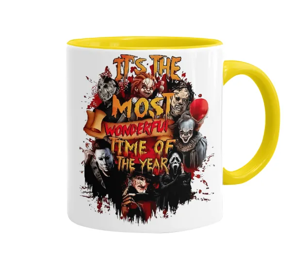 Halloween it's most wonderful time of the year — Κεραμική Κίτρινη, 330ml