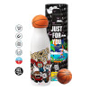 Bascetball Metal mug thermos, double wall, 550ml
