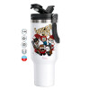 Mega Stainless steel Tumbler with lid, double wall 1,2L