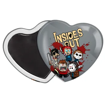 Halloween Inside out, Μαγνητάκι καρδιά (57x52mm)