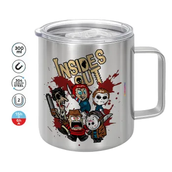 Halloween Inside out, Mug Stainless steel double wall 300ml