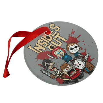 Halloween Inside out, Στολίδι Χριστουγεννιάτικο στολίδι γυάλινο 9cm
