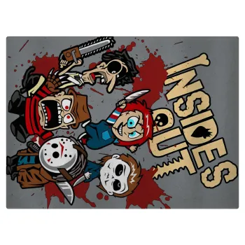 Halloween Inside out, Επιφάνεια κοπής γυάλινη (38x28cm)