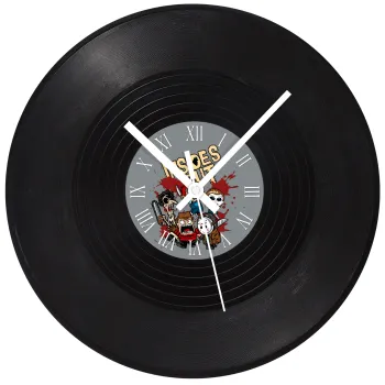 Halloween Inside out, Ρολόι τοίχου Βινύλιο (30cm)