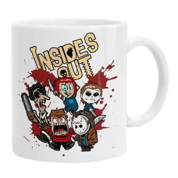 Halloween Inside out, Κούπα, κεραμική, 330ml