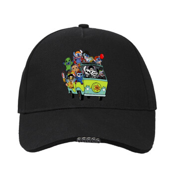 Stitch Halloween scooby car, Work & Activity LED Light Cap – Perfect for Night & Low Light Conditions (100% COTTON, ADULT, UNISEX)