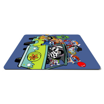 Stitch Halloween scooby car, Mousepad rect 27x19cm