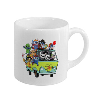 Stitch Halloween scooby car, Κουπάκι κεραμικό, για espresso 150ml