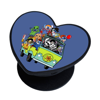 Stitch Halloween scooby car, Phone Holders Stand  καρδιά Μαύρο Βάση Στήριξης Κινητού στο Χέρι