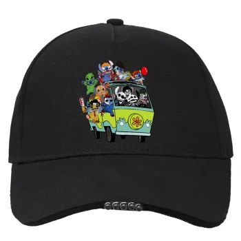Stitch Halloween scooby car, Work & Activity LED Light Cap – Perfect for Night & Low Light Conditions (100% COTTON, ADULT, UNISEX)