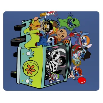 Stitch Halloween scooby car, Mousepad ορθογώνιο 23x19cm