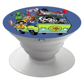 Stitch Halloween scooby car, Phone Holders Stand  Λευκό Βάση Στήριξης Κινητού στο Χέρι