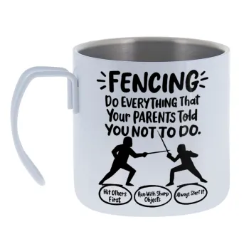 Fencing — Κούπα Ανοξείδωτη διπλού τοιχώματος 400ml