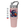 Pink color, 890ml (30oz) stainless Steel Tumbler with Handle