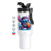 Mega Stainless steel Tumbler with lid, double wall 1,2L