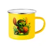 Yellow Enamel Metallic Cup 360ml