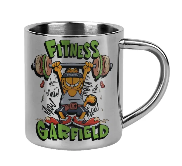 Garfield Fitness — Mug Stainless steel double wall 300ml