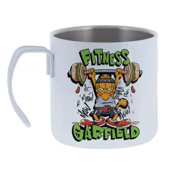 Garfield Fitness — Κούπα Ανοξείδωτη διπλού τοιχώματος 400ml