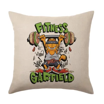 Garfield Fitness, Μαξιλάρι καναπέ ΛΙΝΟ 40x40cm περιέχεται το  γέμισμα