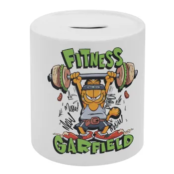 Garfield Fitness, Κουμπαράς πορσελάνης με τάπα