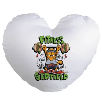 Garfield Fitness, Μαξιλάρι καναπέ καρδιά 40x40cm περιέχεται το  γέμισμα